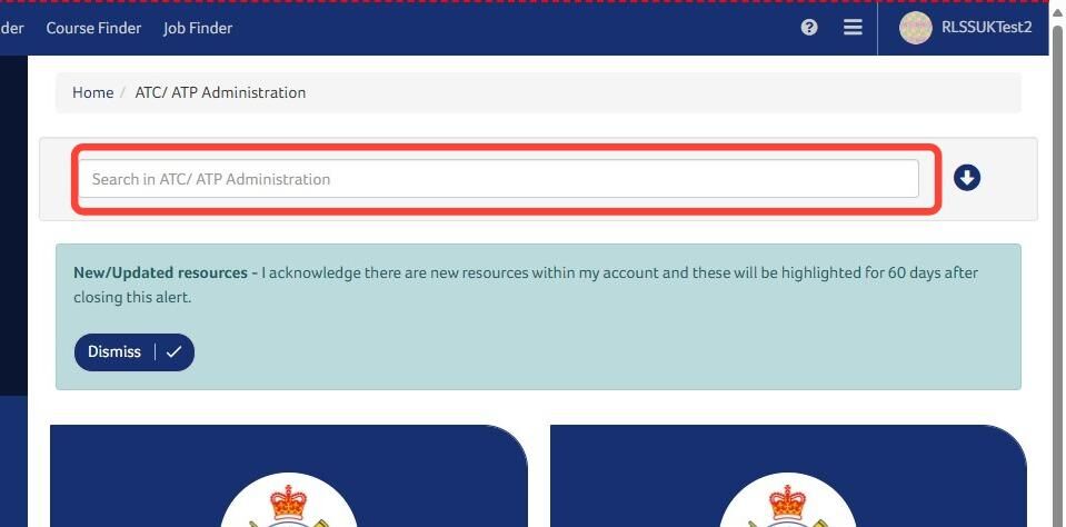 How to Access Approved Training Centre (ATC) / Provider (ATP) Resources