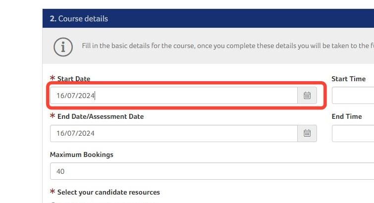 How to Register a Course