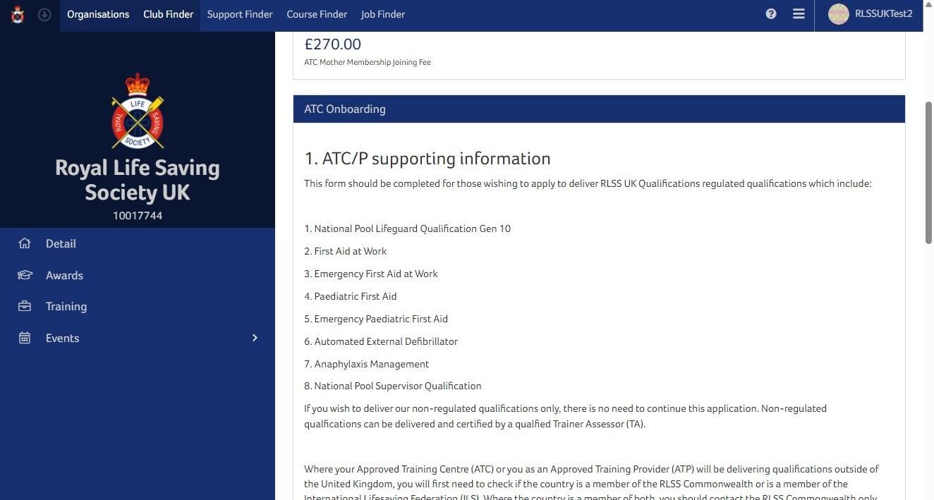 How to Add an Approved Training Centre or Provider (ATC or ATP)