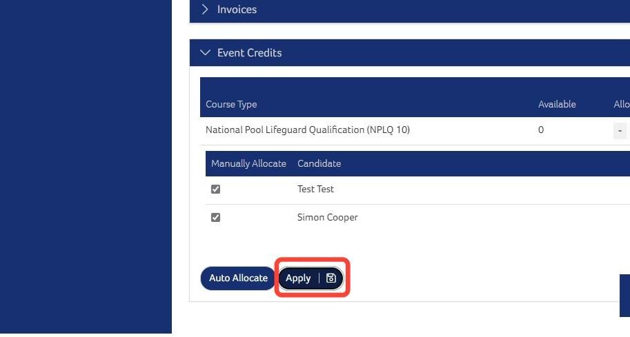 How to Purchase and Assign Credits on a Course