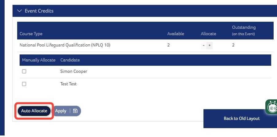 How to Purchase and Assign Credits on a Course