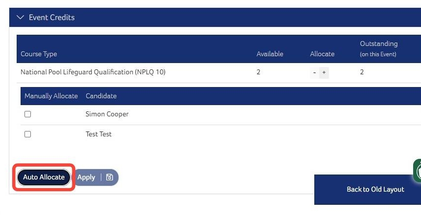 How to Purchase and Assign Credits on a Course