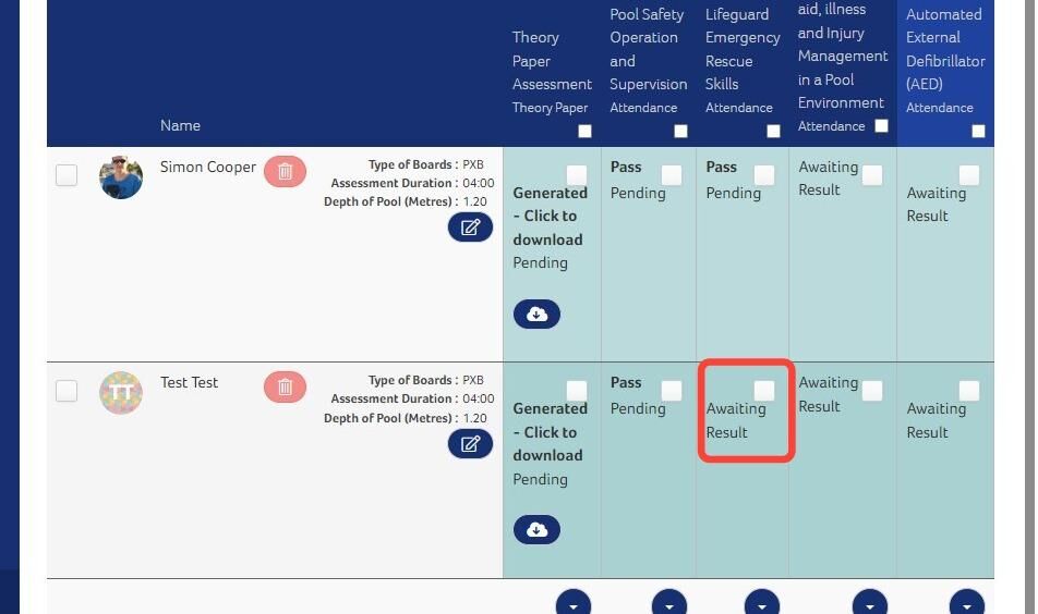 How to Enter and Submit Assessment Results