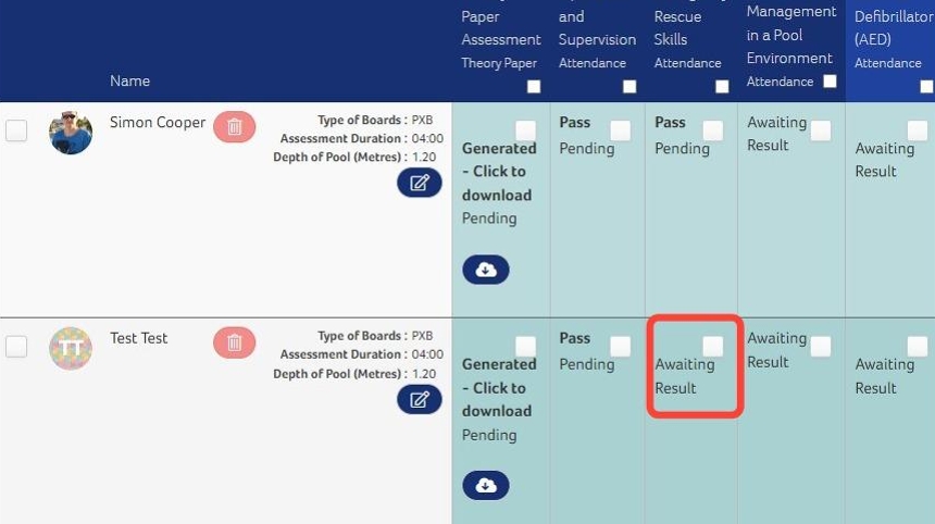 How to Enter and Submit Assessment Results