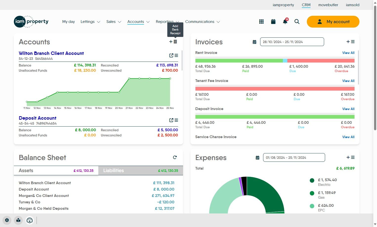 Processing PrePayment of Rent Payments in CRM – iamproperty