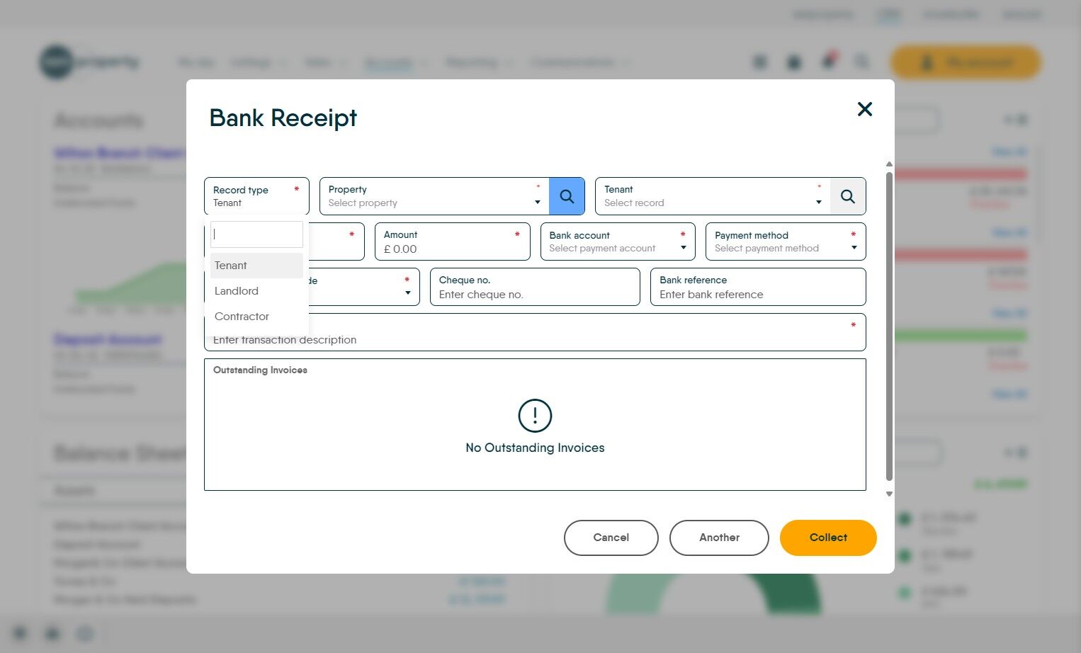 Processing PrePayment of Rent Payments in CRM – iamproperty