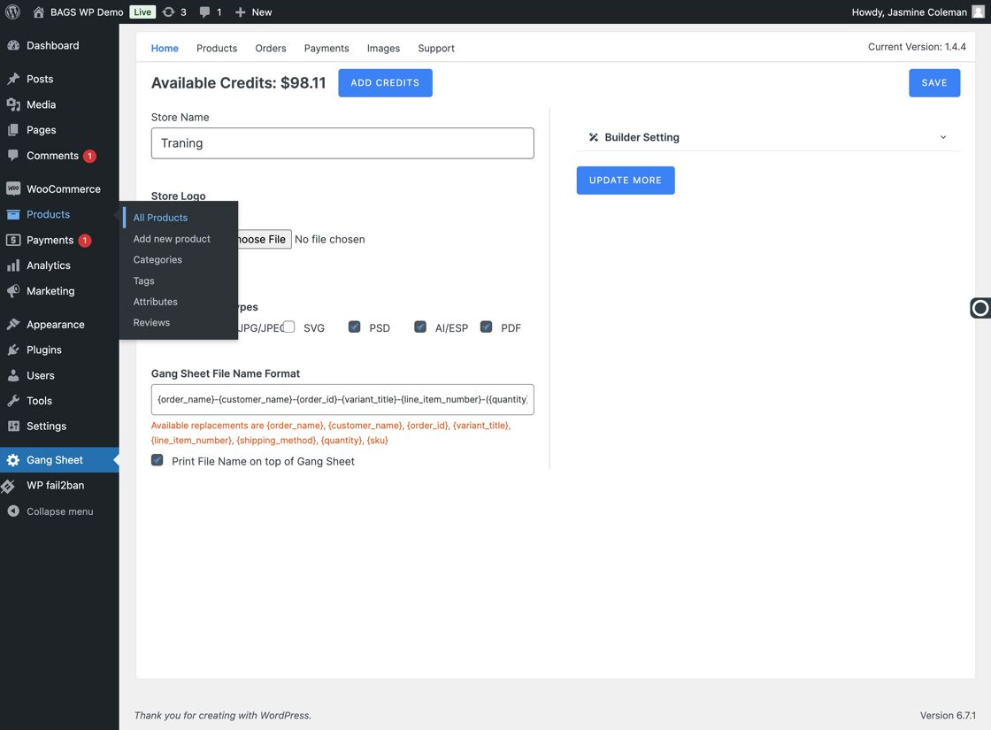 All Products WooCommerce