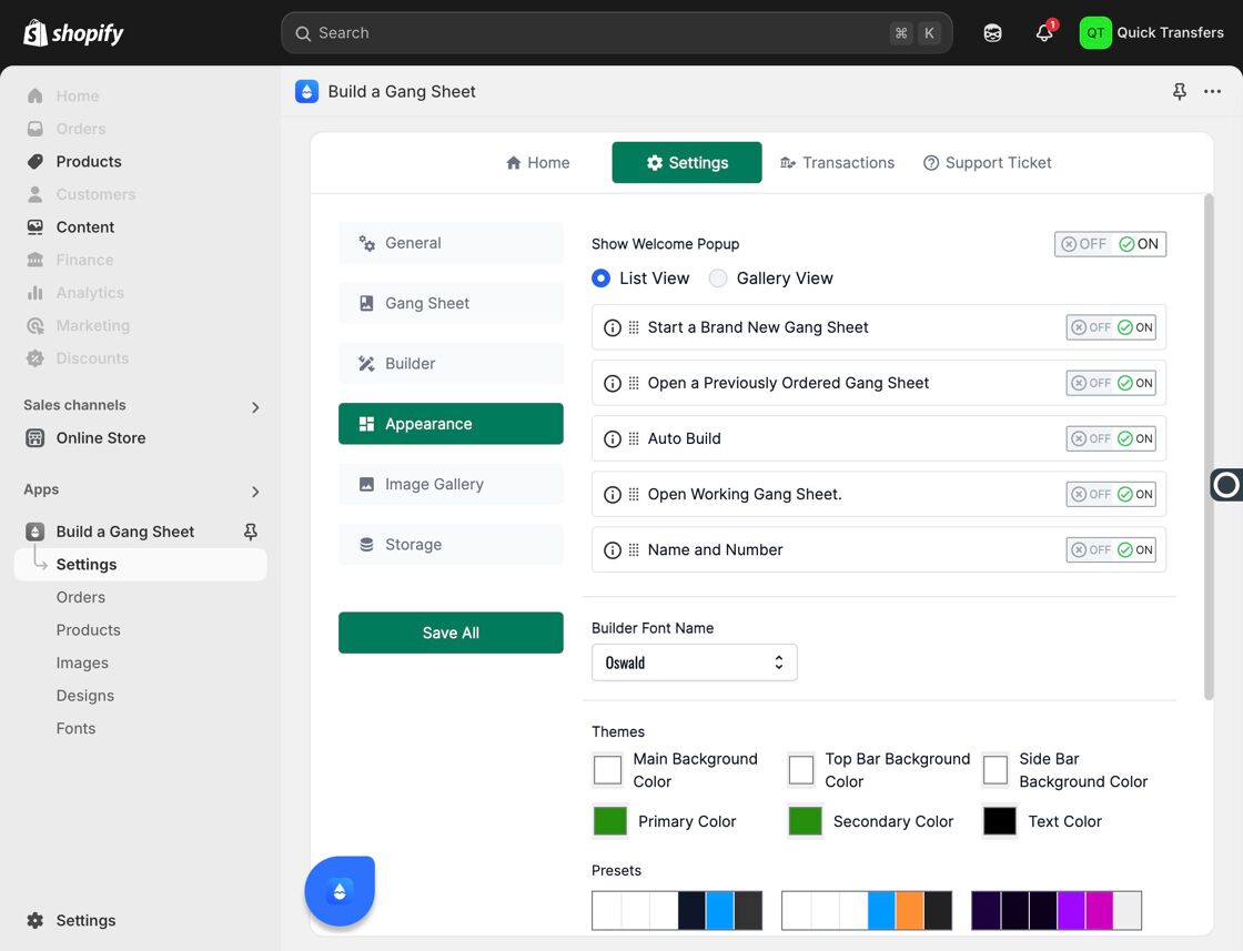 Auto Build Toggle