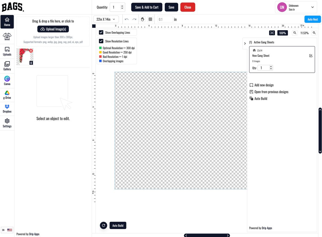Selecting an Image