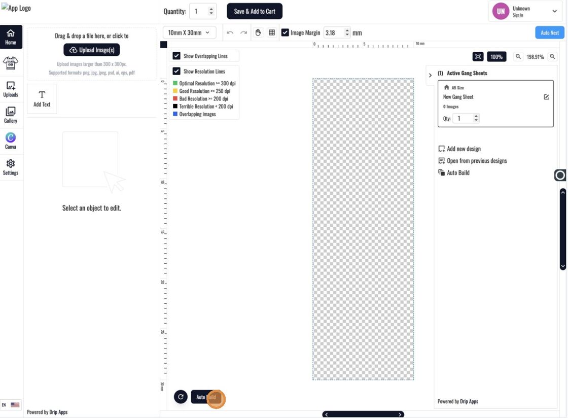 Auto Build Feature Location