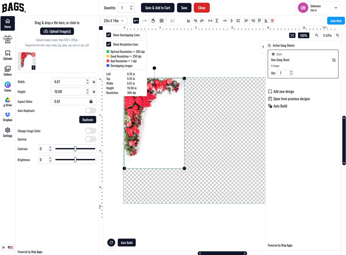 Tool Visible