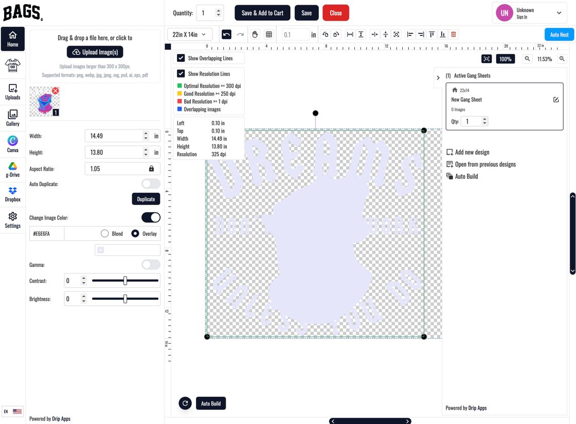 Overlay Mode Example