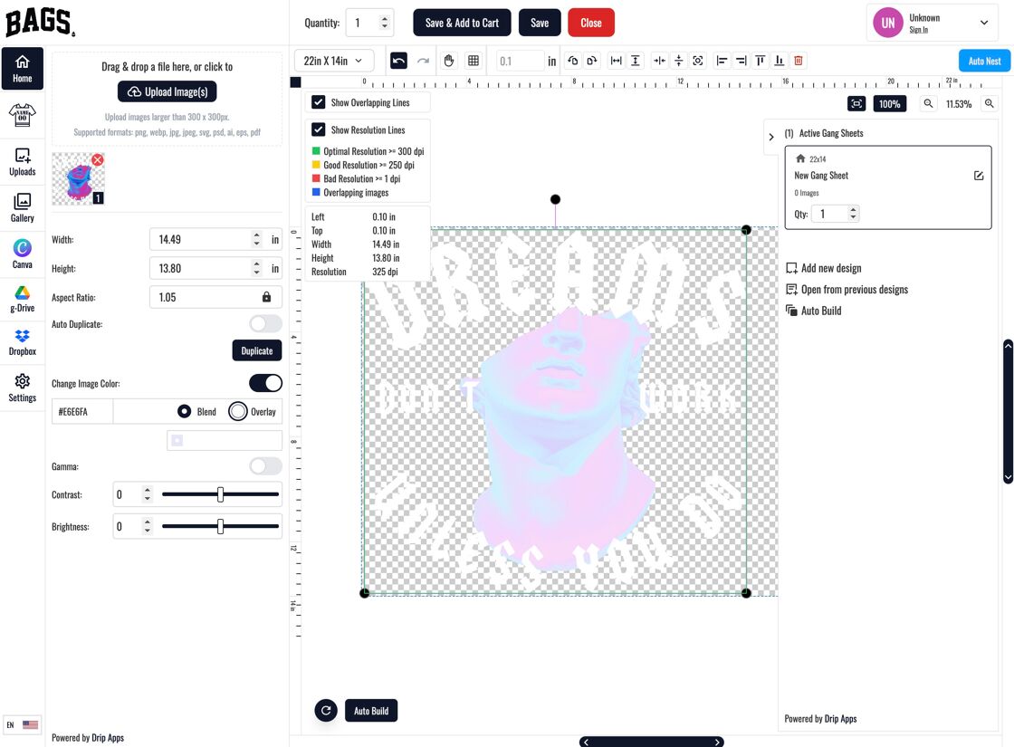 Blend Mode Example