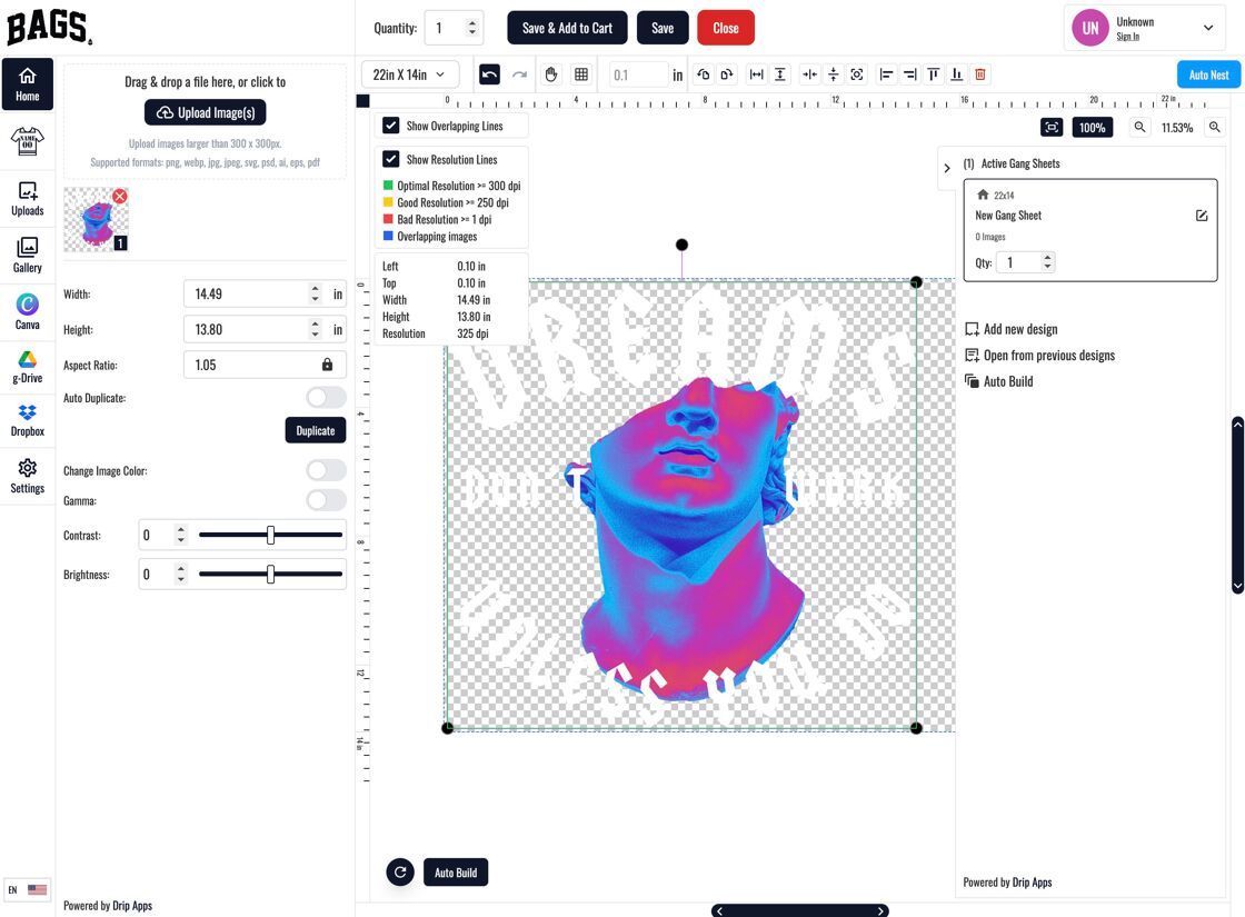 Turn On Overlay Feature