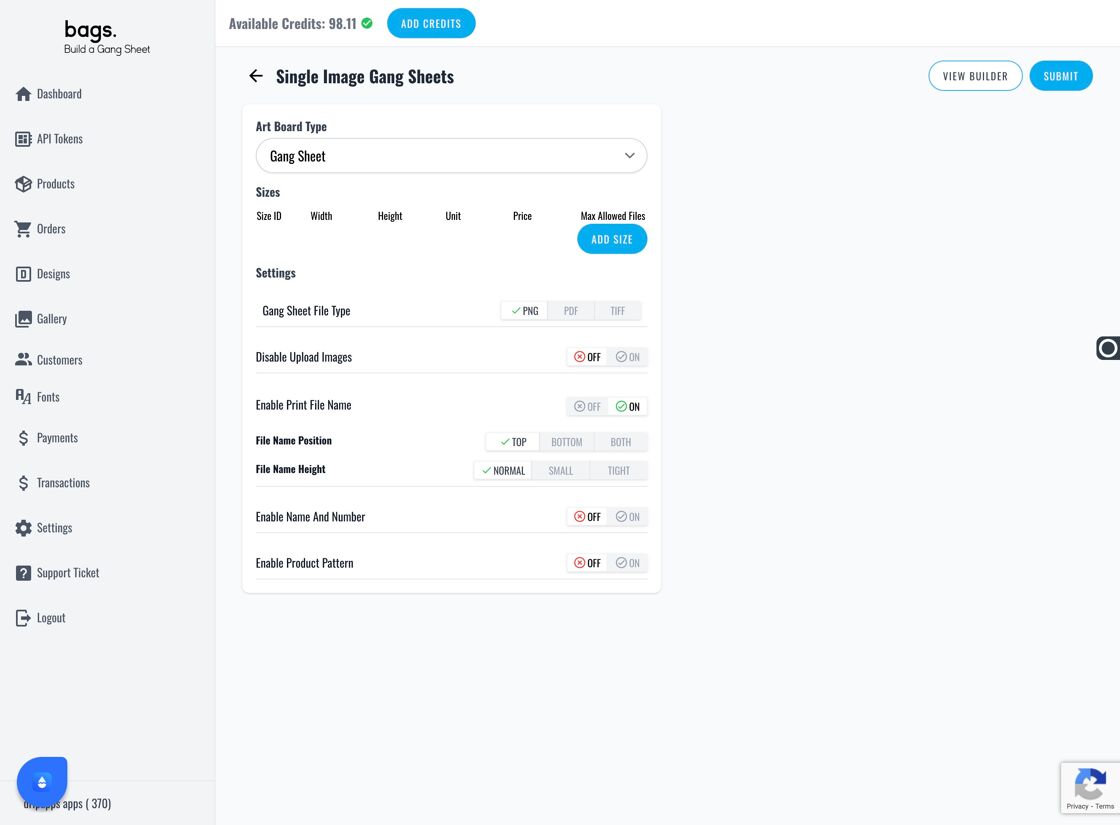 Toggle Print File Name