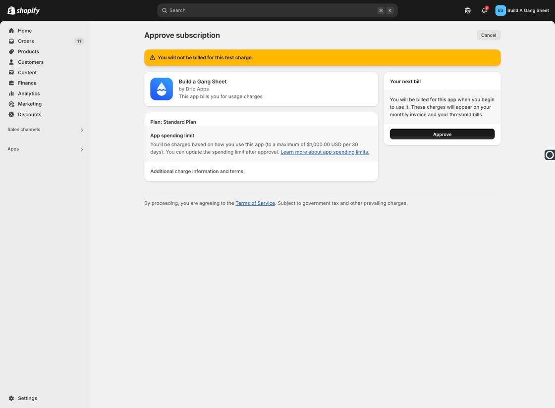 Approve access permissions