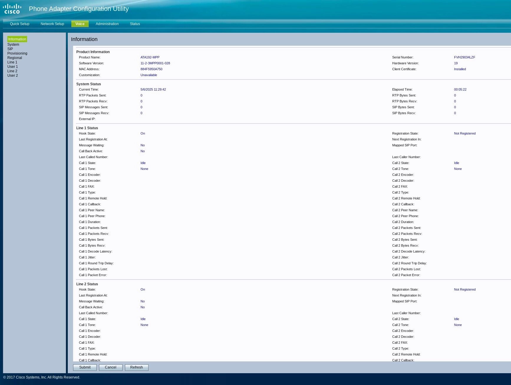 line 1 in sidebar