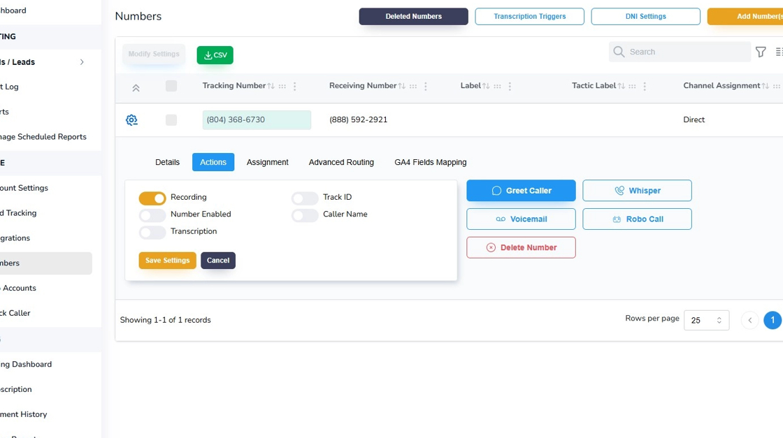 Avidtrak Pre-amble / Caller Greeting