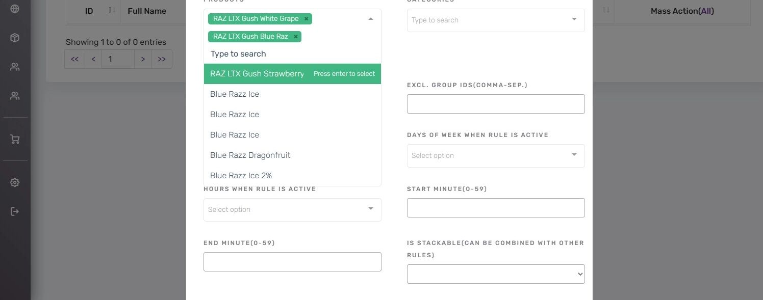 Add Another Product Screenshot