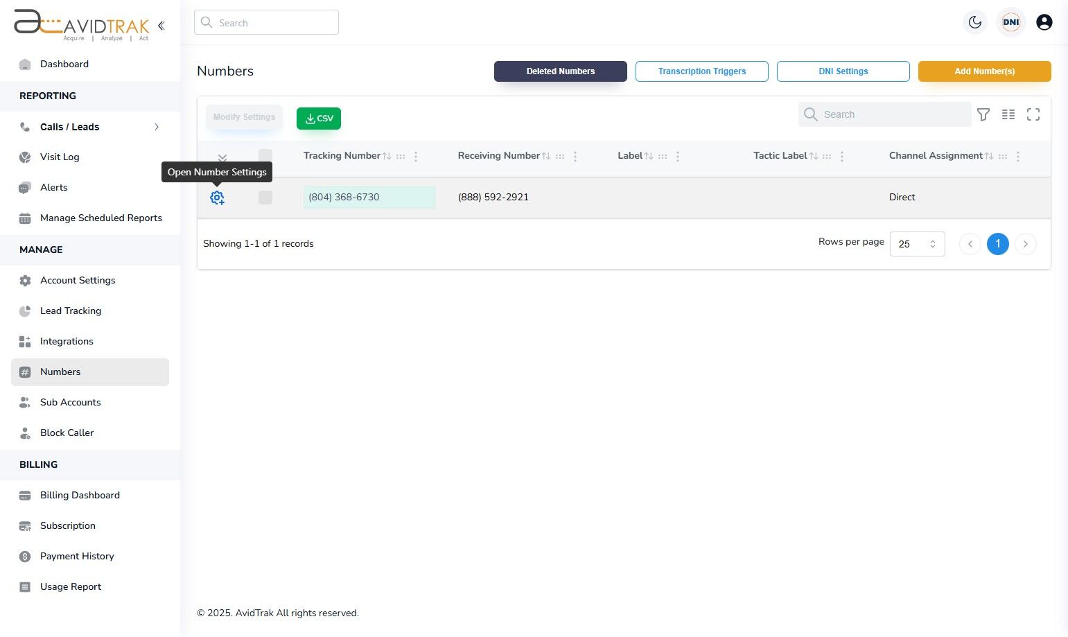 Avidtrak Robo Call Filter