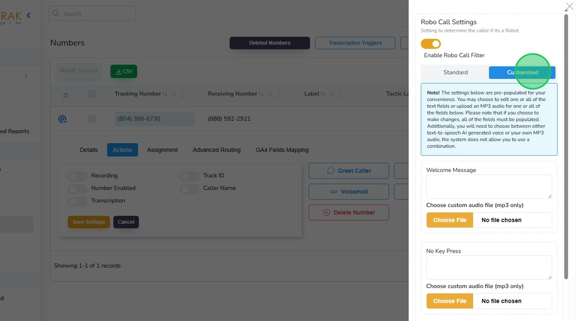 Avidtrak Robo Call Filter