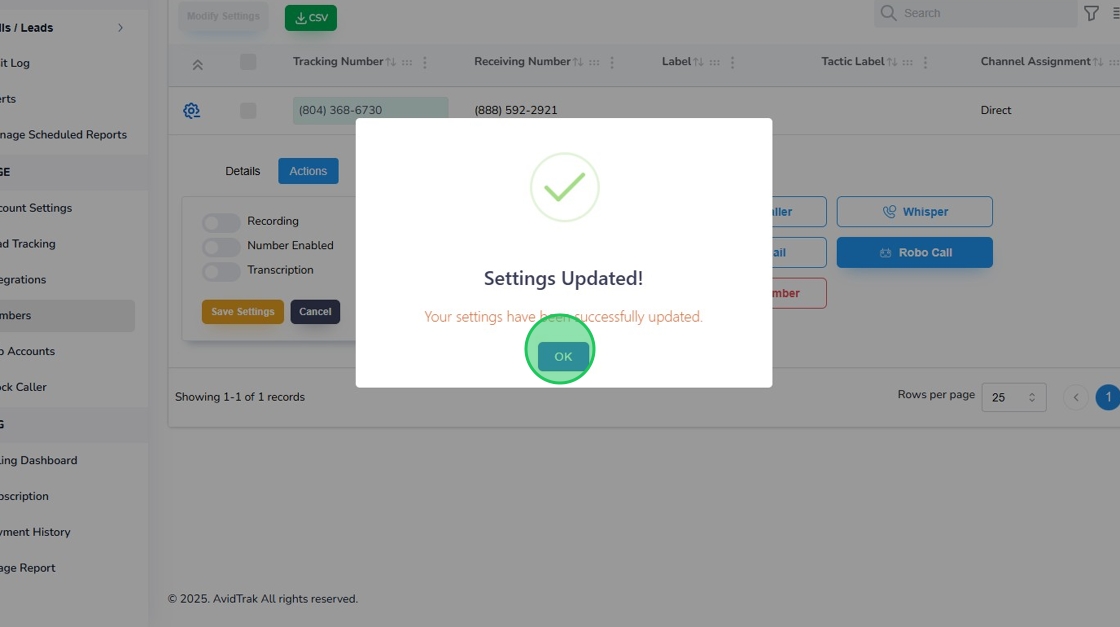 Avidtrak Robo Call Filter