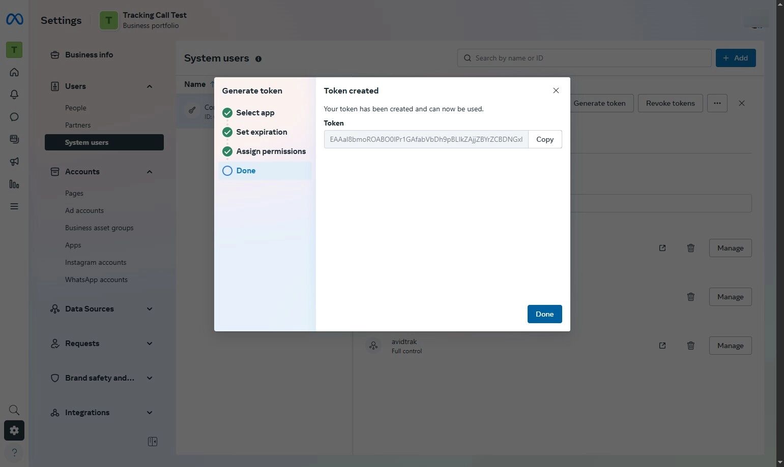AvidTrak Call Tracking Integration