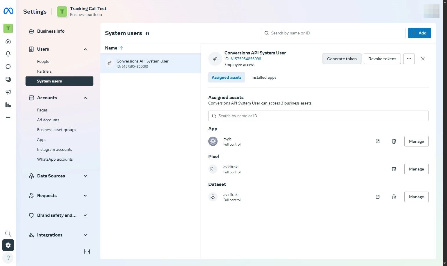 AvidTrak Call Tracking Integration