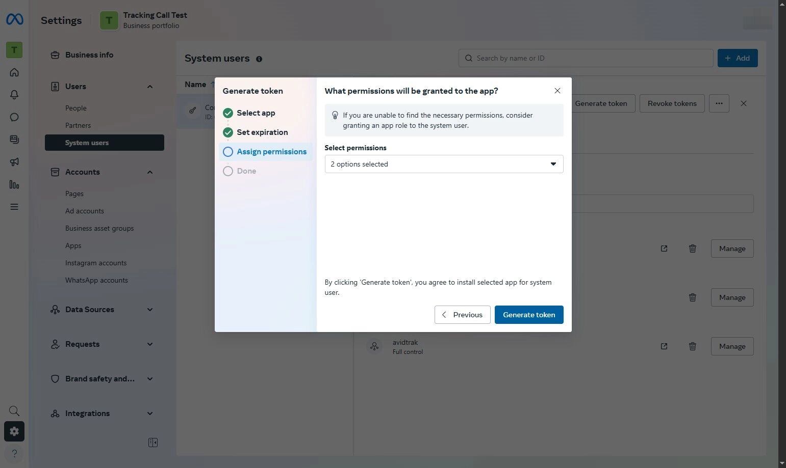 AvidTrak Call Tracking Integration