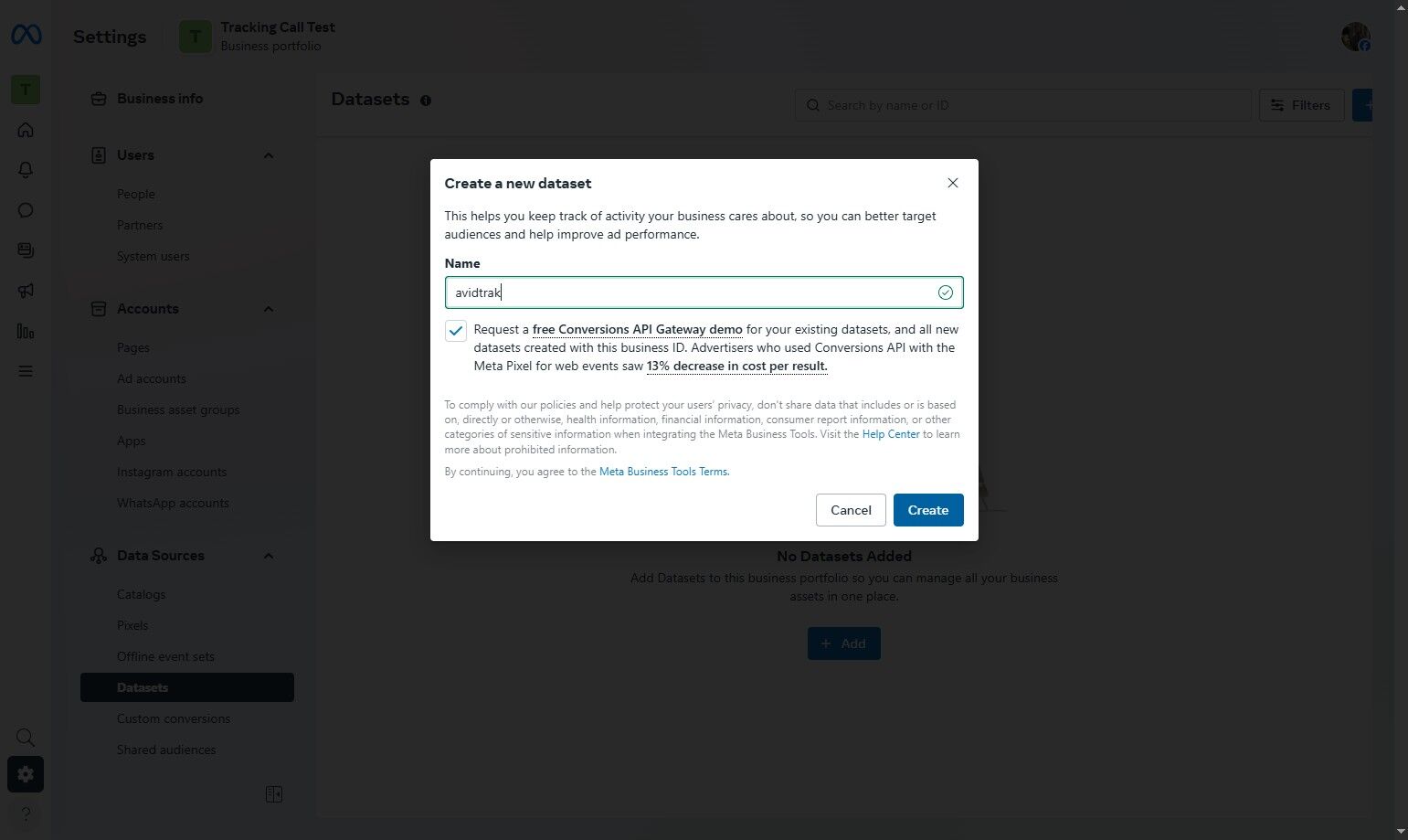 AvidTrak Call Tracking Integration