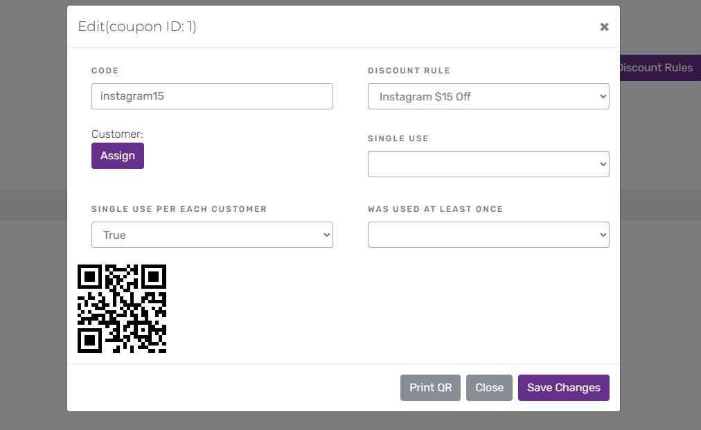 QR code screenshot