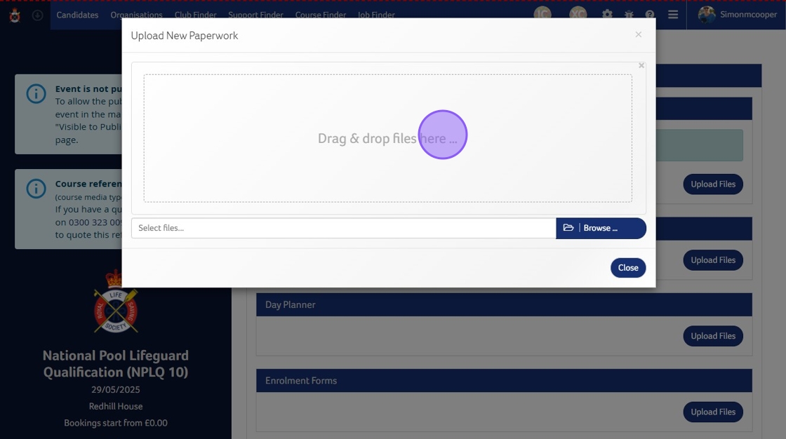How To Upload Course Paperwork to Courses/Assessments