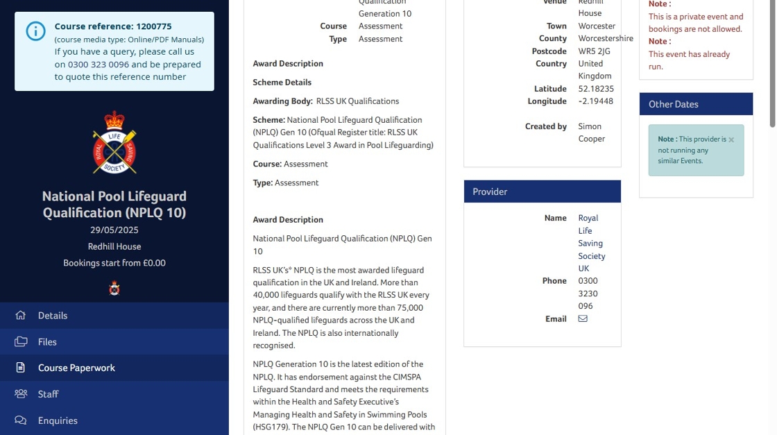 How To Upload Course Paperwork to Courses/Assessments