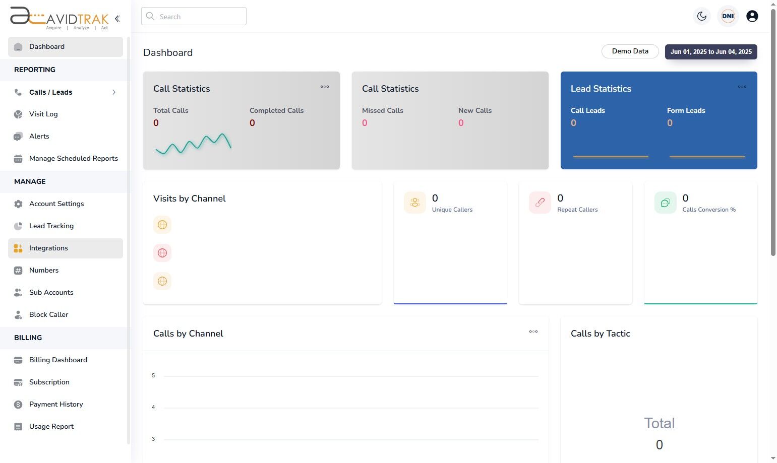 Google Analytics GA-4 Integration in AvidTrak