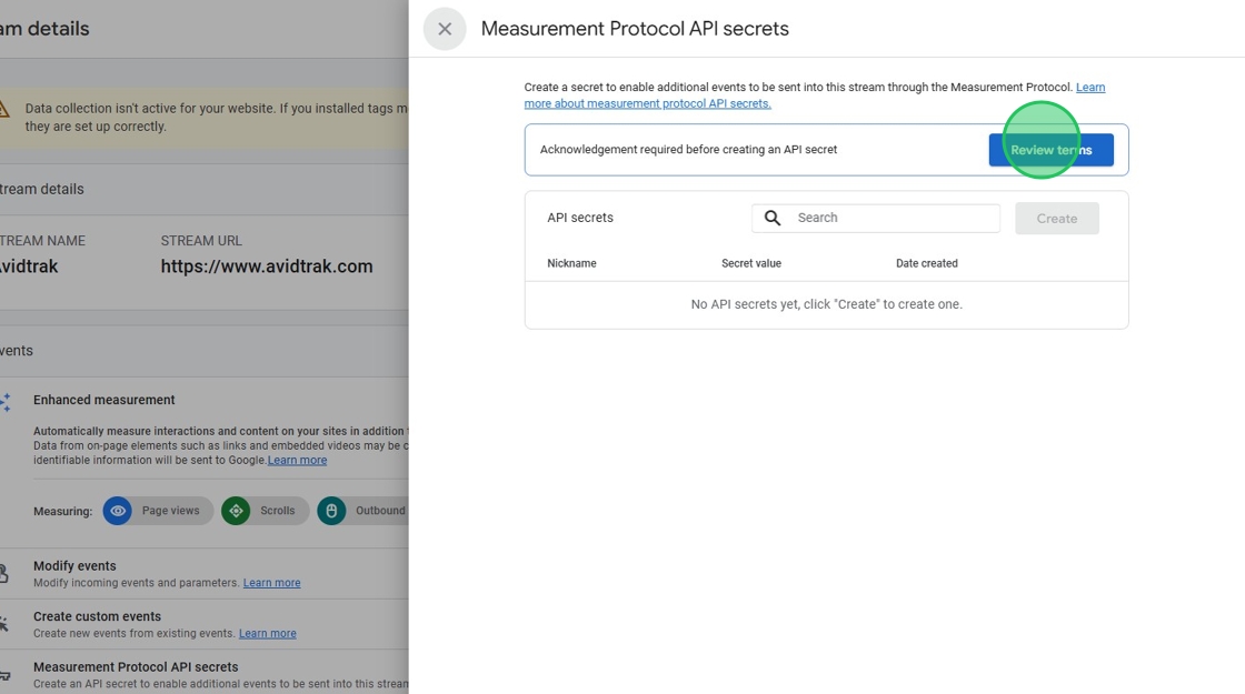 Google Analytics GA-4 Integration in AvidTrak