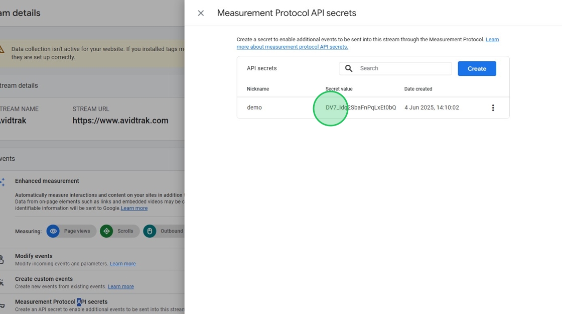 Google Analytics GA-4 Integration in AvidTrak