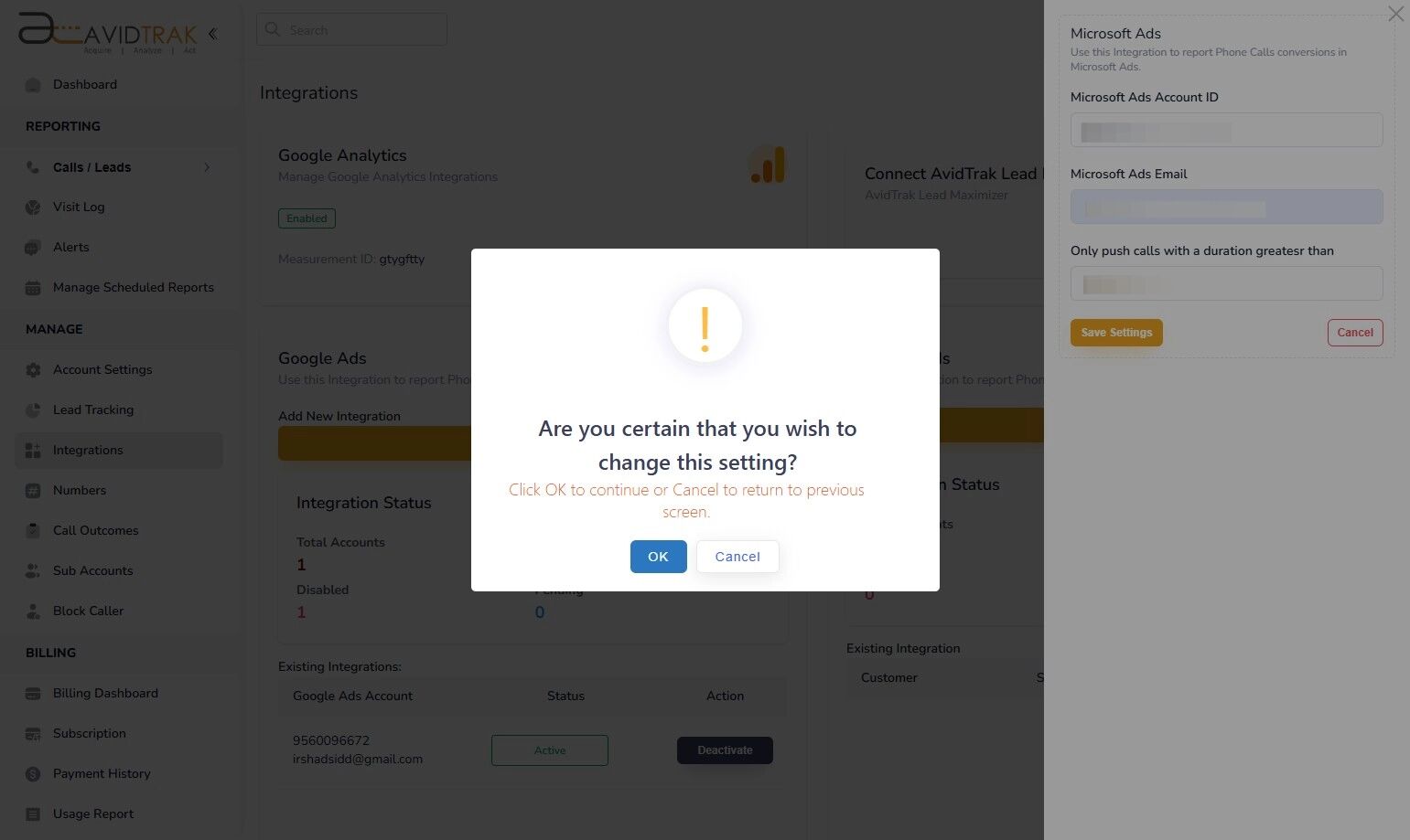 Microsoft Ads Integration
