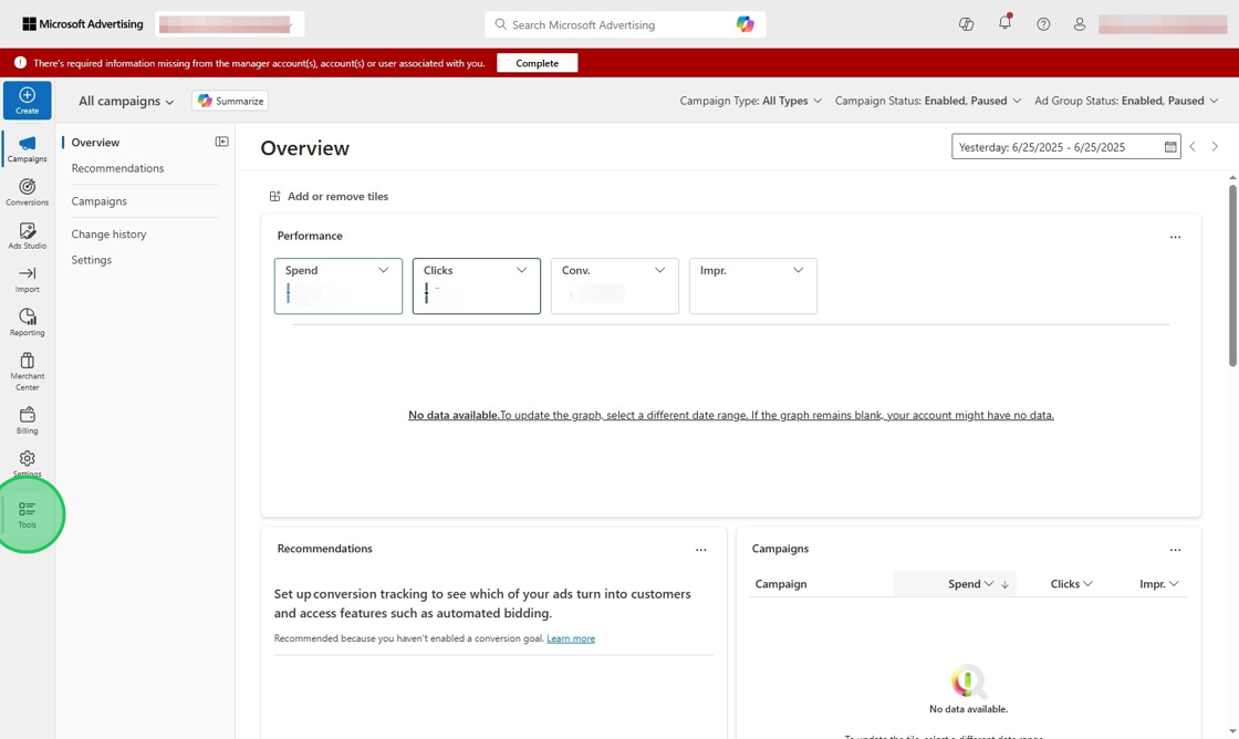 Microsoft Ads Integration