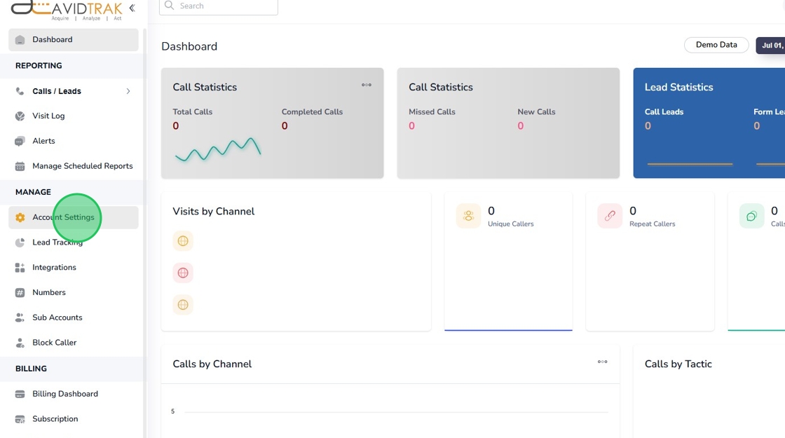 Custom Account Preferences