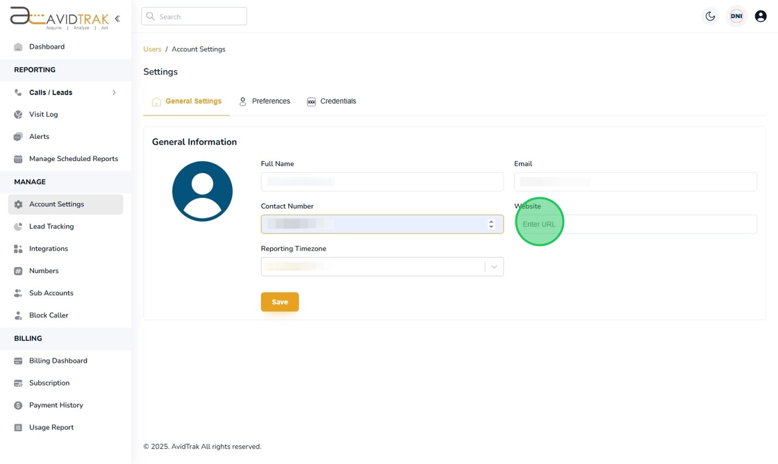 How to Change Your Profile Information