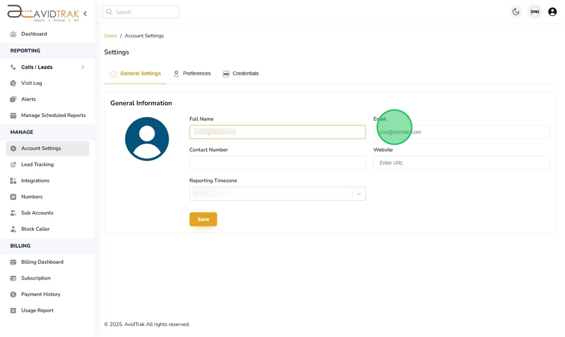 How to Change Your Profile Information