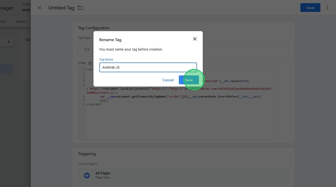 Setting Up Google Tag Manager JS