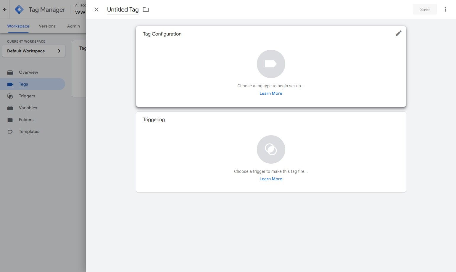 Google Tag Manager Configuration
