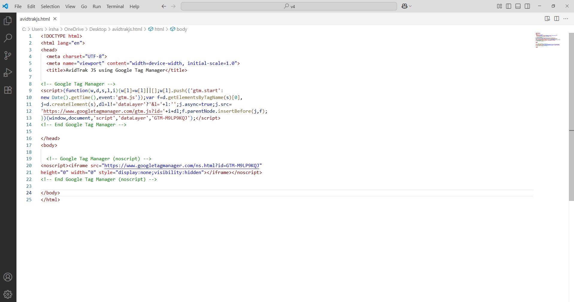 Setting Up Google Tag Manager for AvidTrak