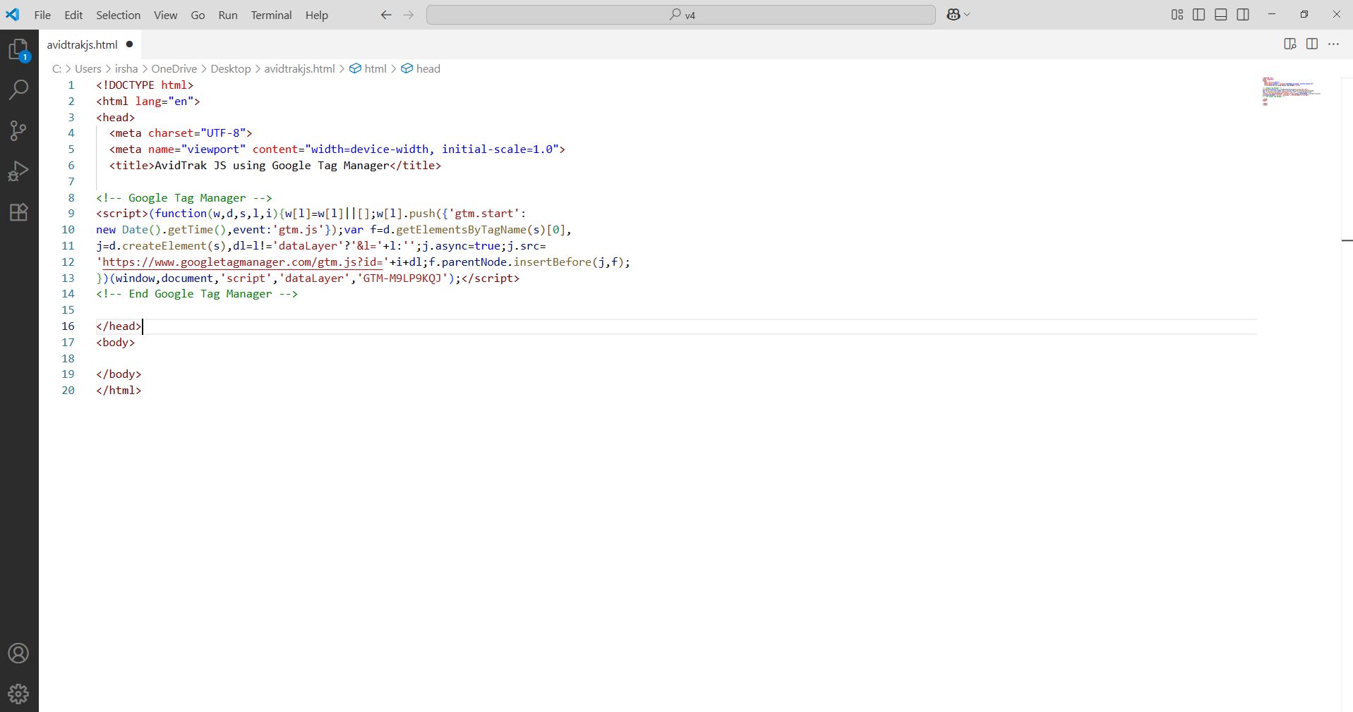 Setting Up Google Tag Manager for AvidTrak