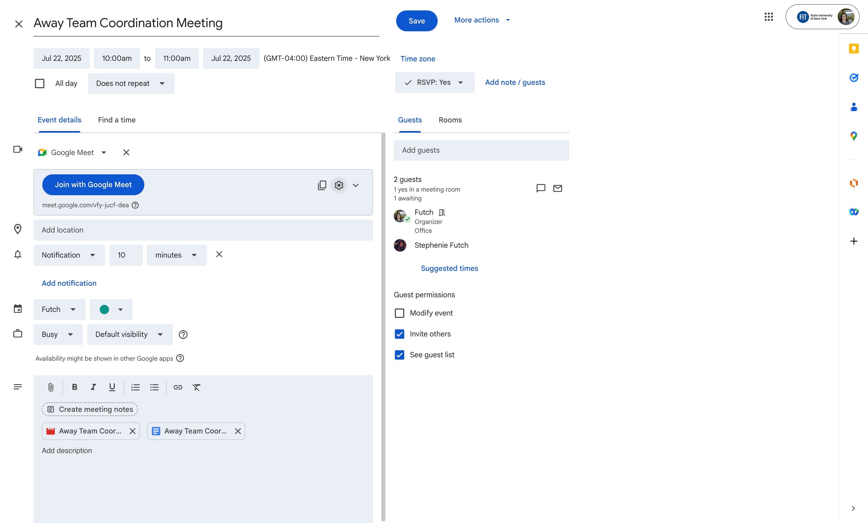 Settings (Gear) icon selected