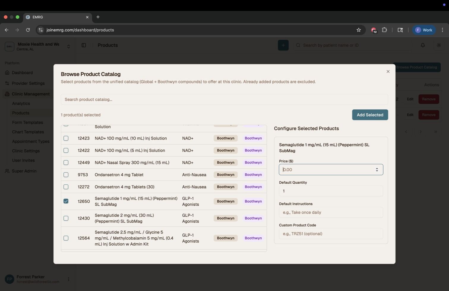 Product Configuration