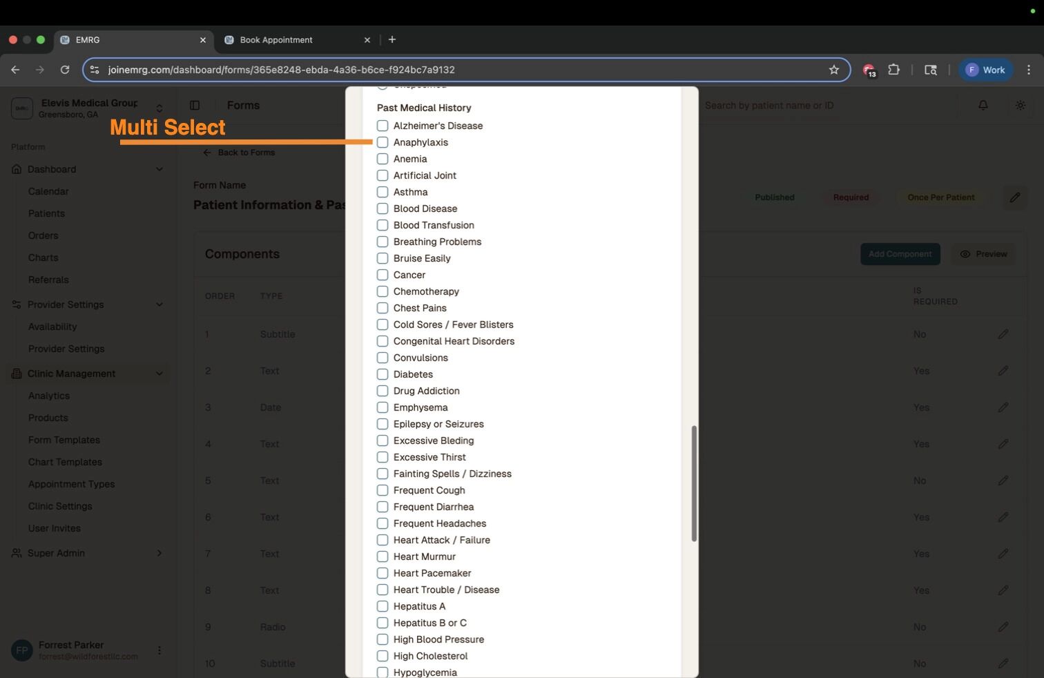 Multi-Select Preview