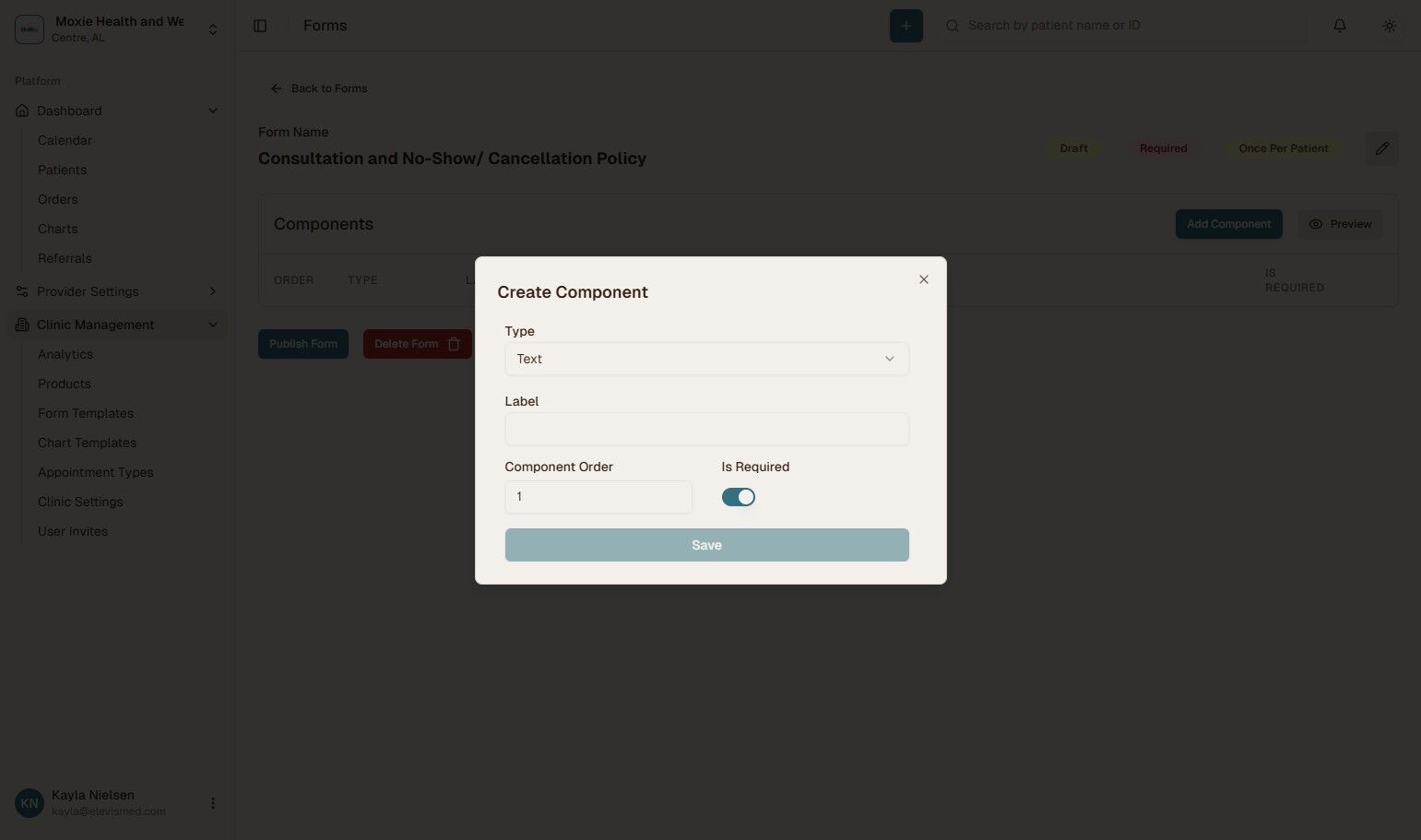 Save Component
