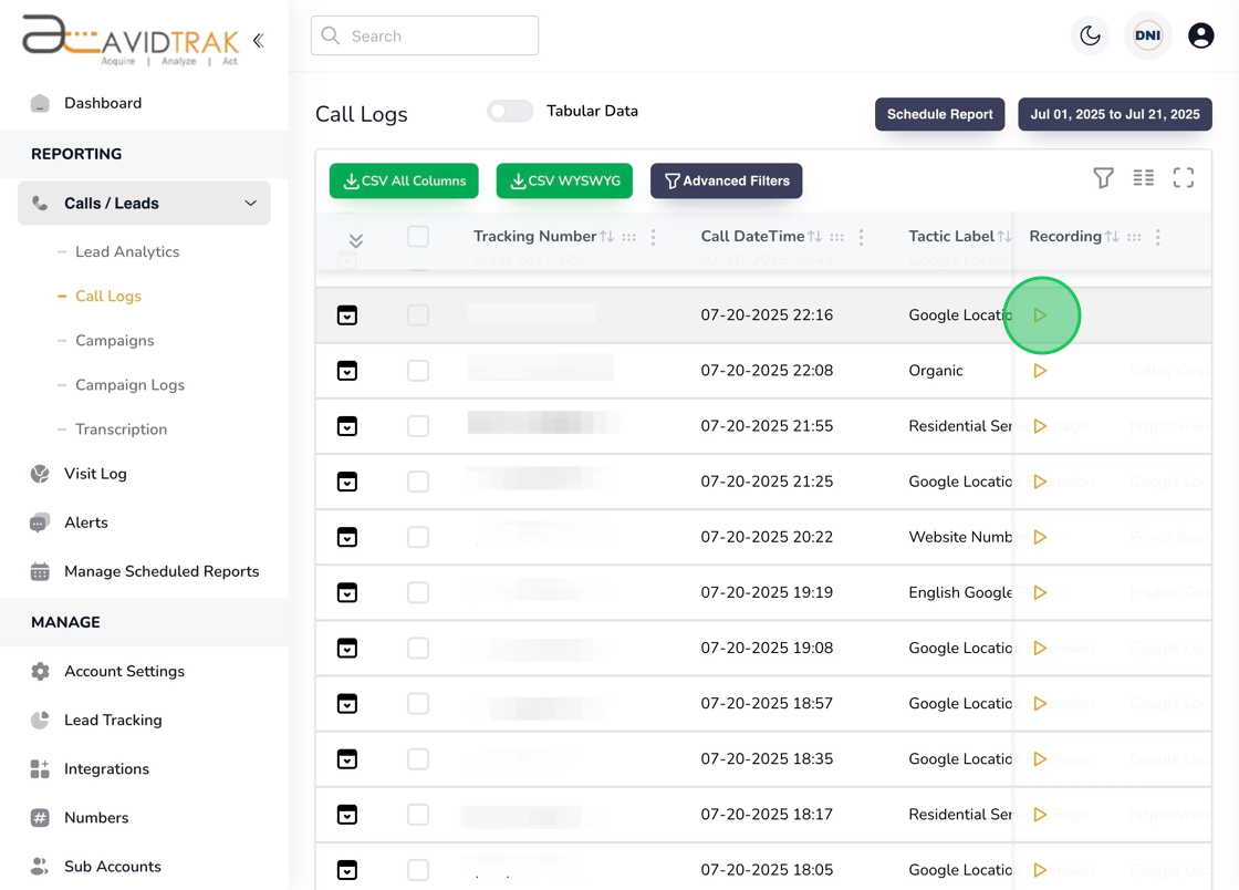 How To Access Call Logs and Data